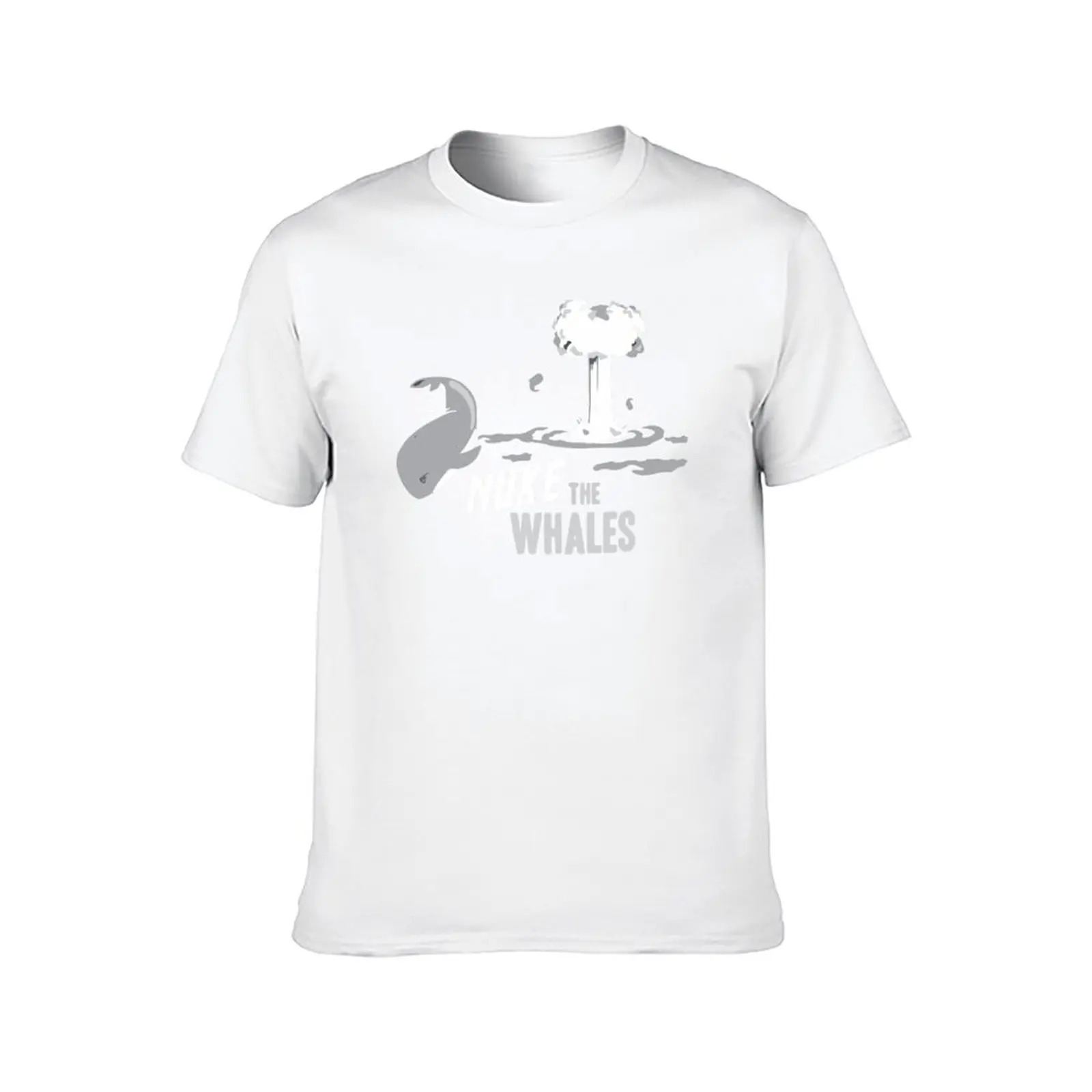 Фото Футболка Nuke The Whales, мужская дизайнерская мужская футболка с рисунком, футболка №2