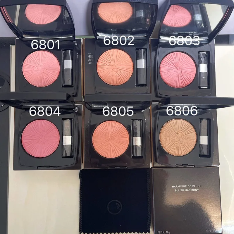 

New Arrival 2022 Brand Co Code Harmonie De Blush Makeup Blush Harmony with brush and dust bag