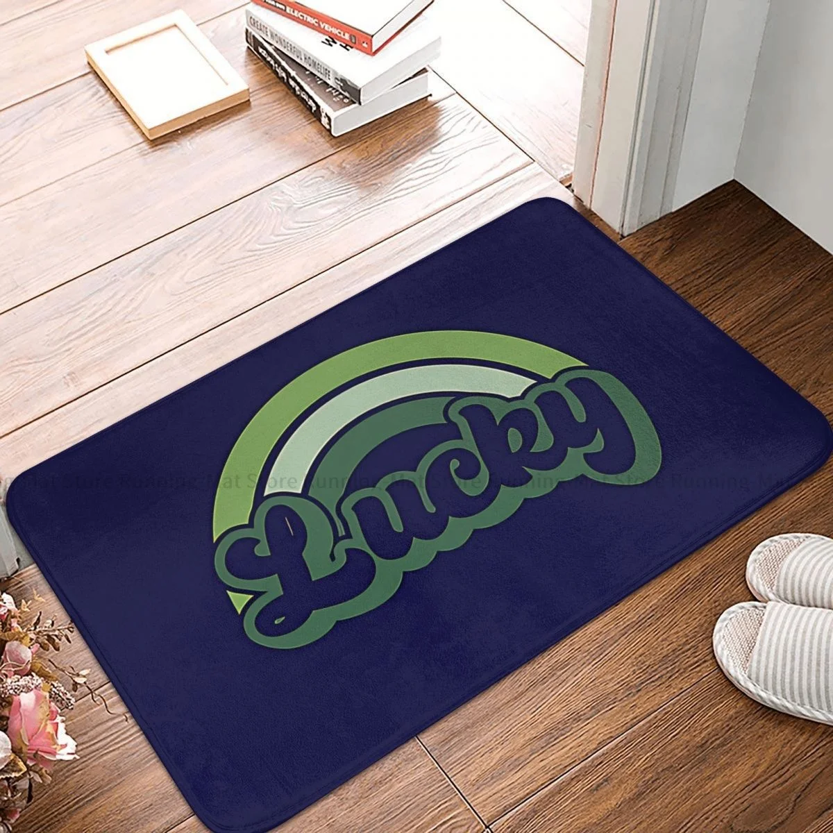 

Противоскользящий Придверный коврик ко Дню Св. Патрика, приносящий удачу, коврик для кухни в гостиной, молитвенный коврик, декор с узором в помещении