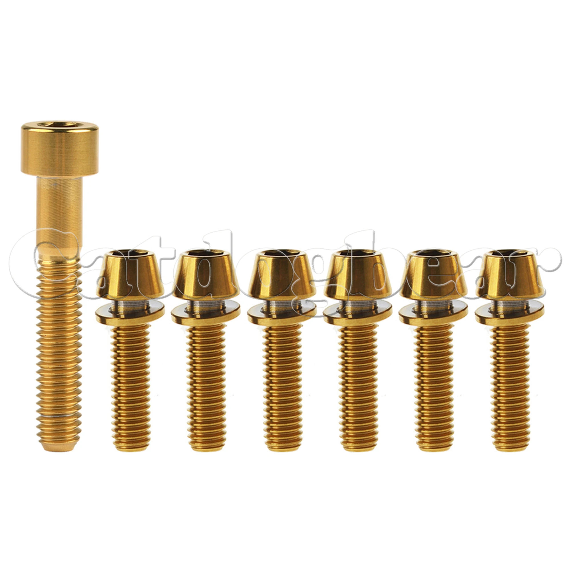 

Catdogbear 6 шт. M6x18 20 мм + 1 шт. M6x35 мм винты титановые болты для велосипеда крепежные элементы 7 шт.