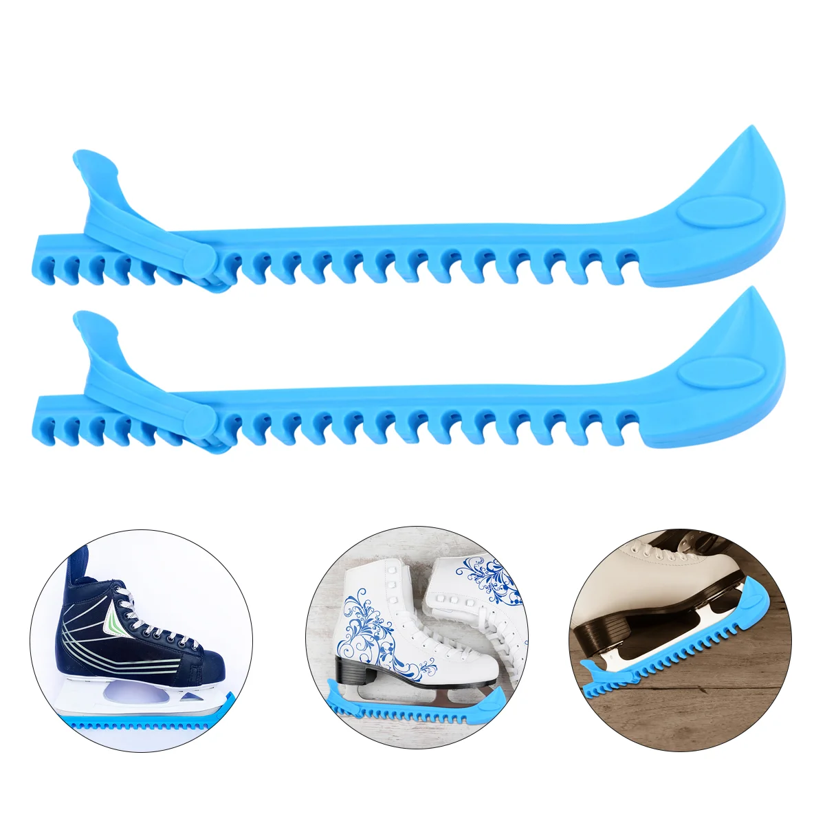 

Ice Hockey Knife Pattern Protective Case Skate Guards Protector Figure Skates Plastic Covers Child Knives
