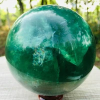 natural green fluorite ball crystal ball energy decoration