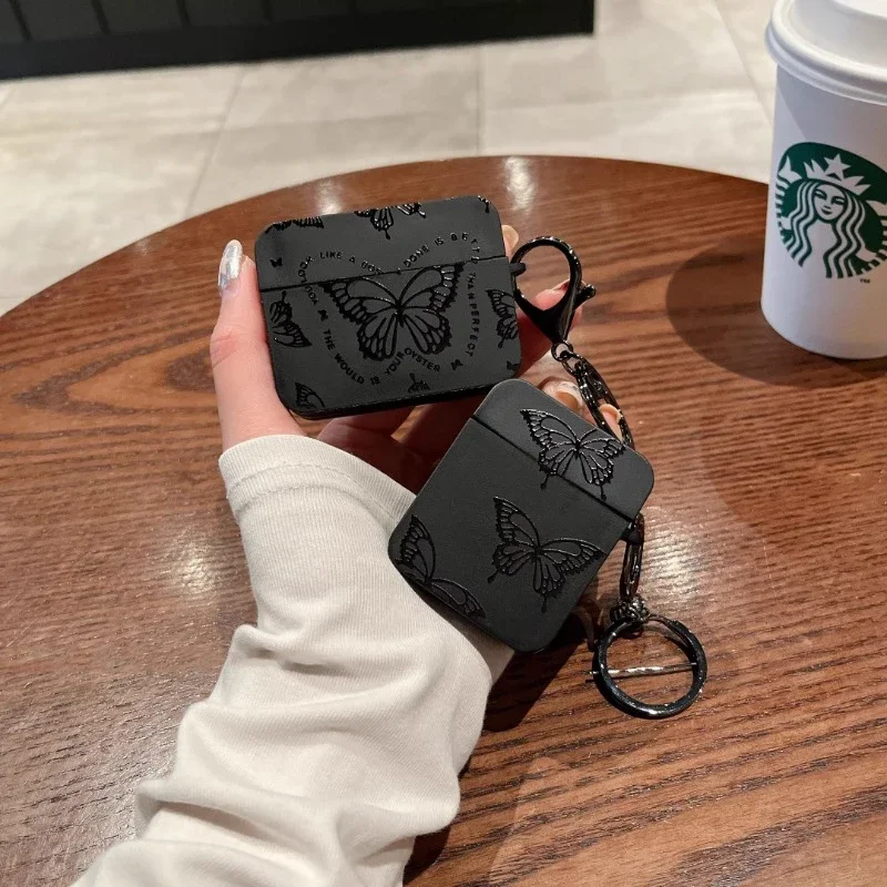 Защитный чехол с бабочкой для Airpods 1/2/3/pro