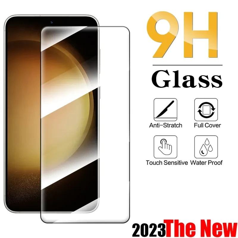 

Закаленное стекло с полным покрытием для Samsung S21 S22 S23 Plus S20 FE, защитная пленка для экрана Samsung S21 Plus S23, стекло