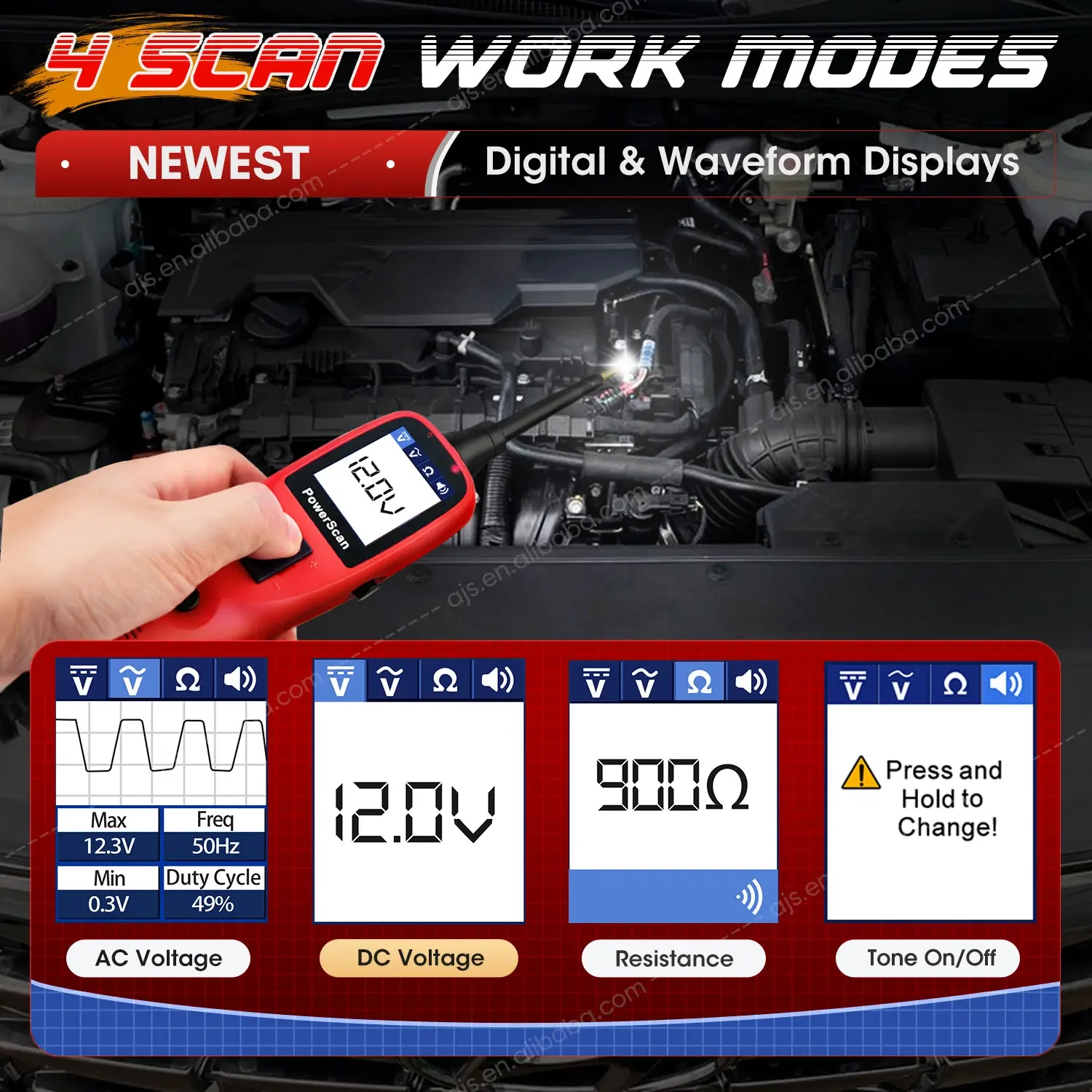 Официальный магазин Autel оригинальный Powerscan PS100 автоматический сканер