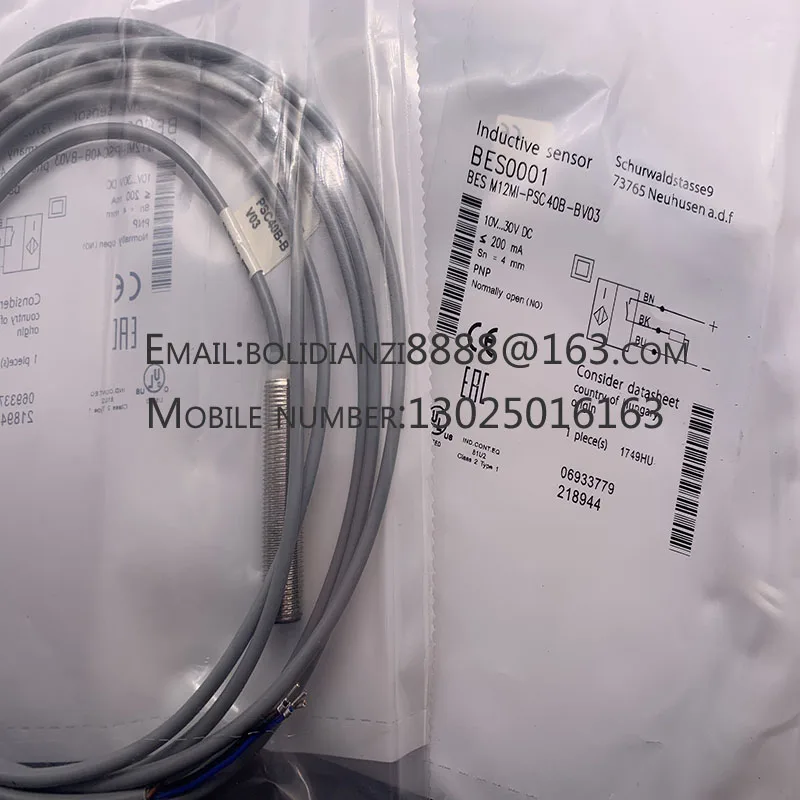 Новый датчик приближения BES0001 BES M12MI-PSC40B-BV03