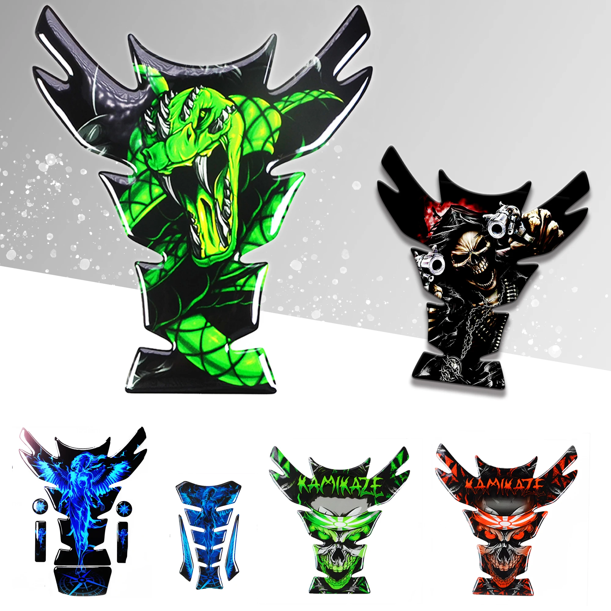 Универсальный протектор для бака мотоцикла Recrist наклейка на бак танка топливные