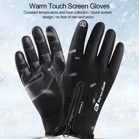 warm screen cycling gloves mens women winter thermal finger ski camping bicycle outdoor motorcycle gloves hiking full a5l5