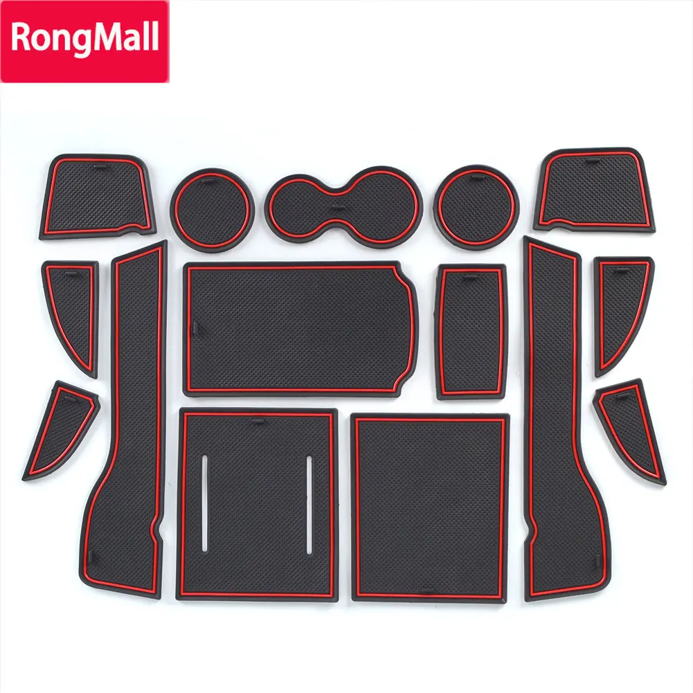 

Anti-Slip Gate Slot Cup Mat for Honda Civic 2022 11th Accessories Rubber Coaster Non-Slip Pad Car Sticker 15pcs/set