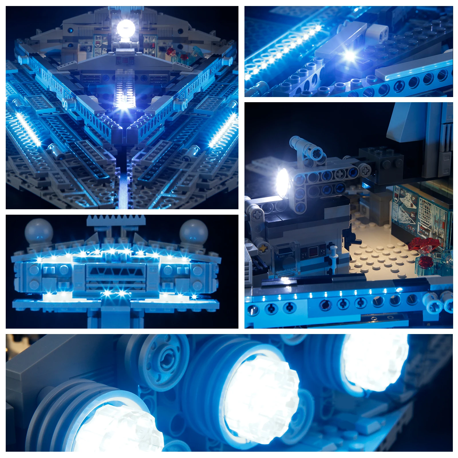 Светодиодный светильник HPROSPER для LEGO 75394 Imperial Star Destroyer