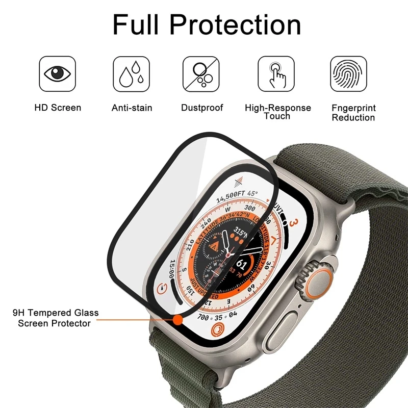3D Film Screen Protector For Apple Watch ultra 49mm Serie 7/8 41mm 45mm 42/38mm (Not Tempered Glass) iwatch 6 5 4 3 Se 40mm 44mm