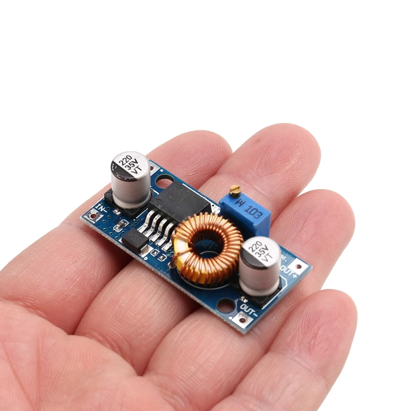 Регулируемый понижающий блок питания XL4015 5A для зарядки литиевой батареи