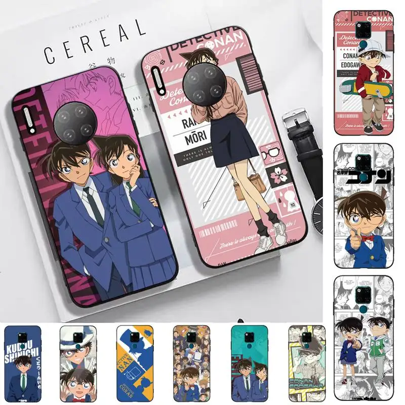 

Detective Conan Anime Phone Case for Huawei Mate 20 10 9 40 30 lite pro X Nova 2 3i 7se