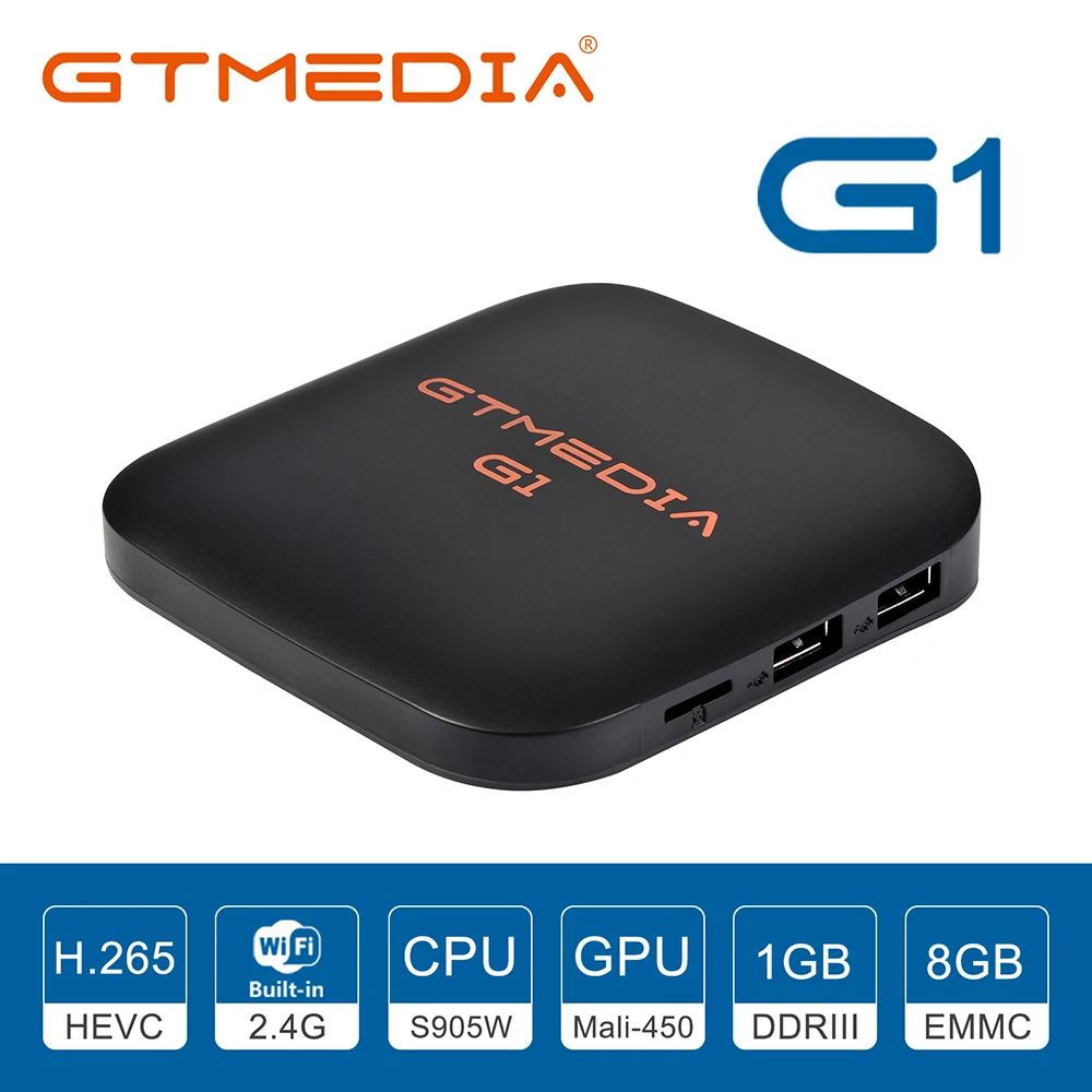 ТВ-приставка GTMEDIA G1/G2/G5 STB Android 7.1.2 4K HDCP1.4/2 2 + 16 ГБ 4 ГГц Wi-Fi | Электроника