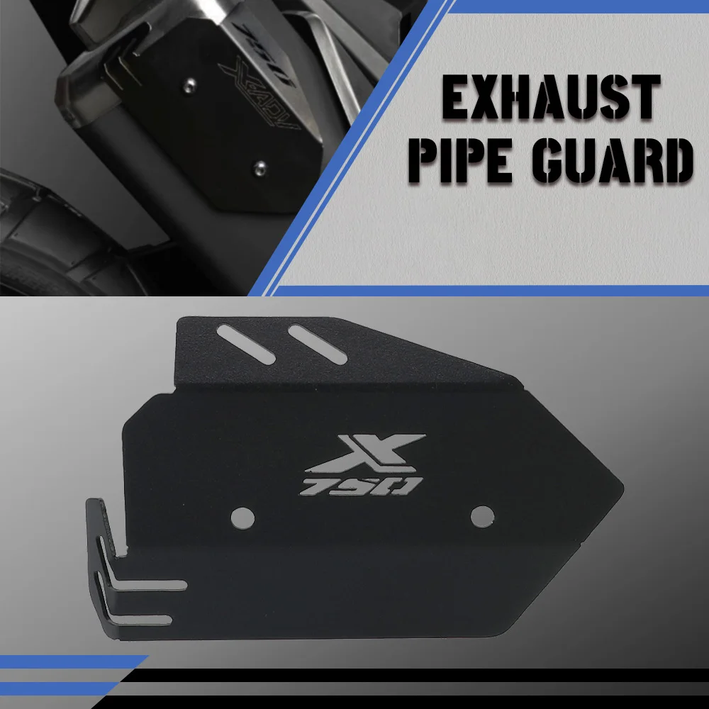 XADV750 2024 мотоциклетный глушитель с ЧПУ крышка трубы защита комплект теплового