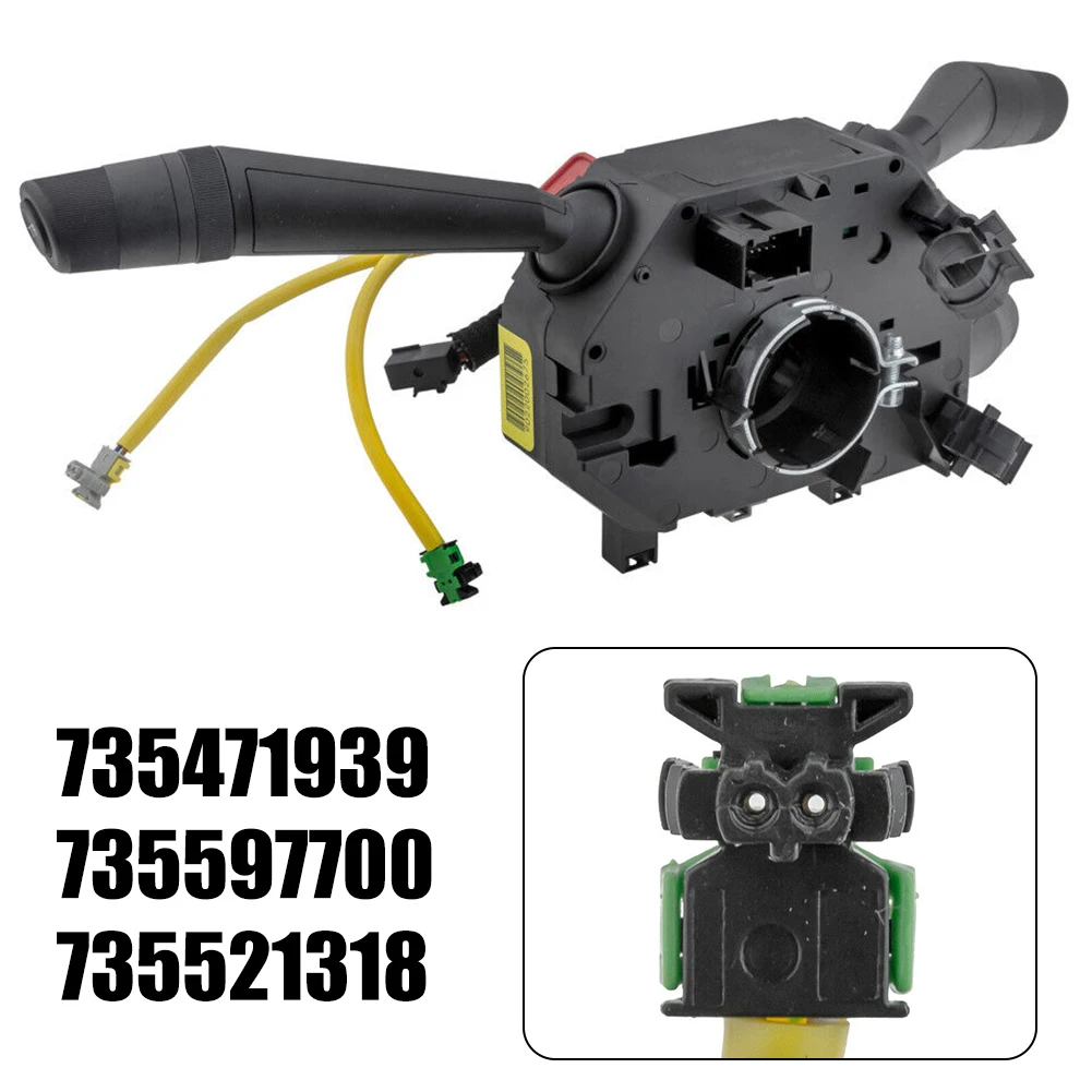 

1pc Steering Column Switch Combination Switch Plastic Black For Fiat For Punto For EVO 735471939 735521318 735410422 Wear Parts