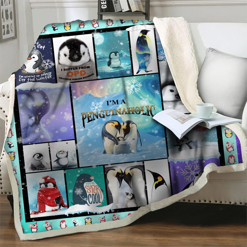 For Beds Sofa Thick Quilt Cover Fashion Bedspread Sherpa Throw Blanket Adult Kids Gift