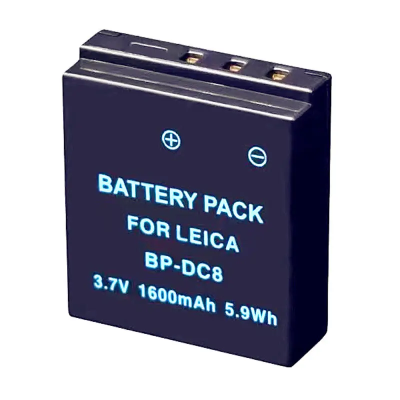 Фото Запасной литий-ионный аккумулятор 3.7V 1600mAh BP-DC8 для цифровых камер Leica X, X1, X2, XE, VARIOX, TYP113 №4
