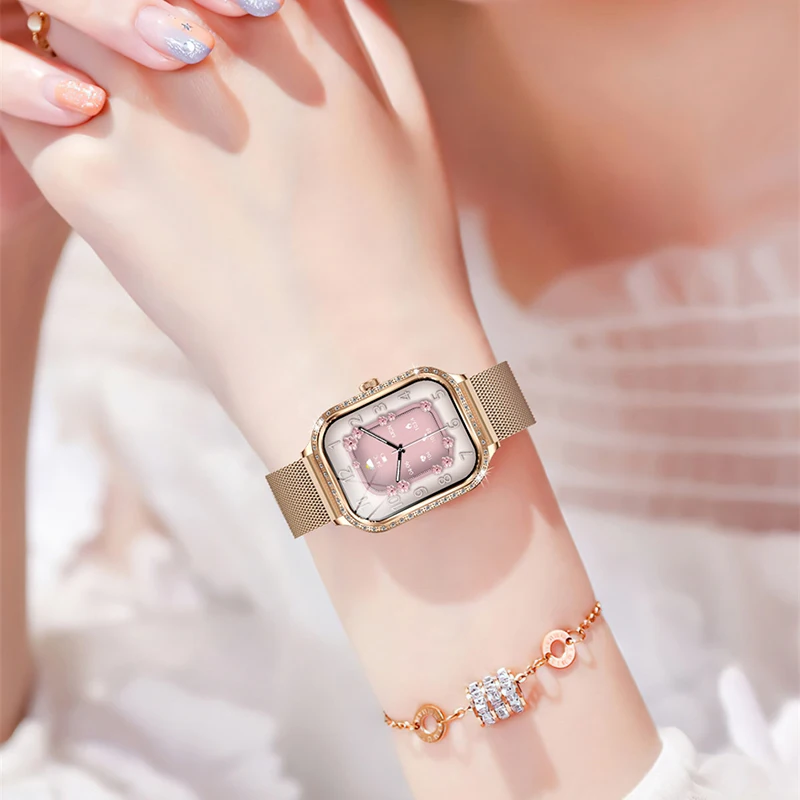 Новые модные умные часы для женщин Bluetooth вызов 1 75 дюйма HD-экран Android IOS