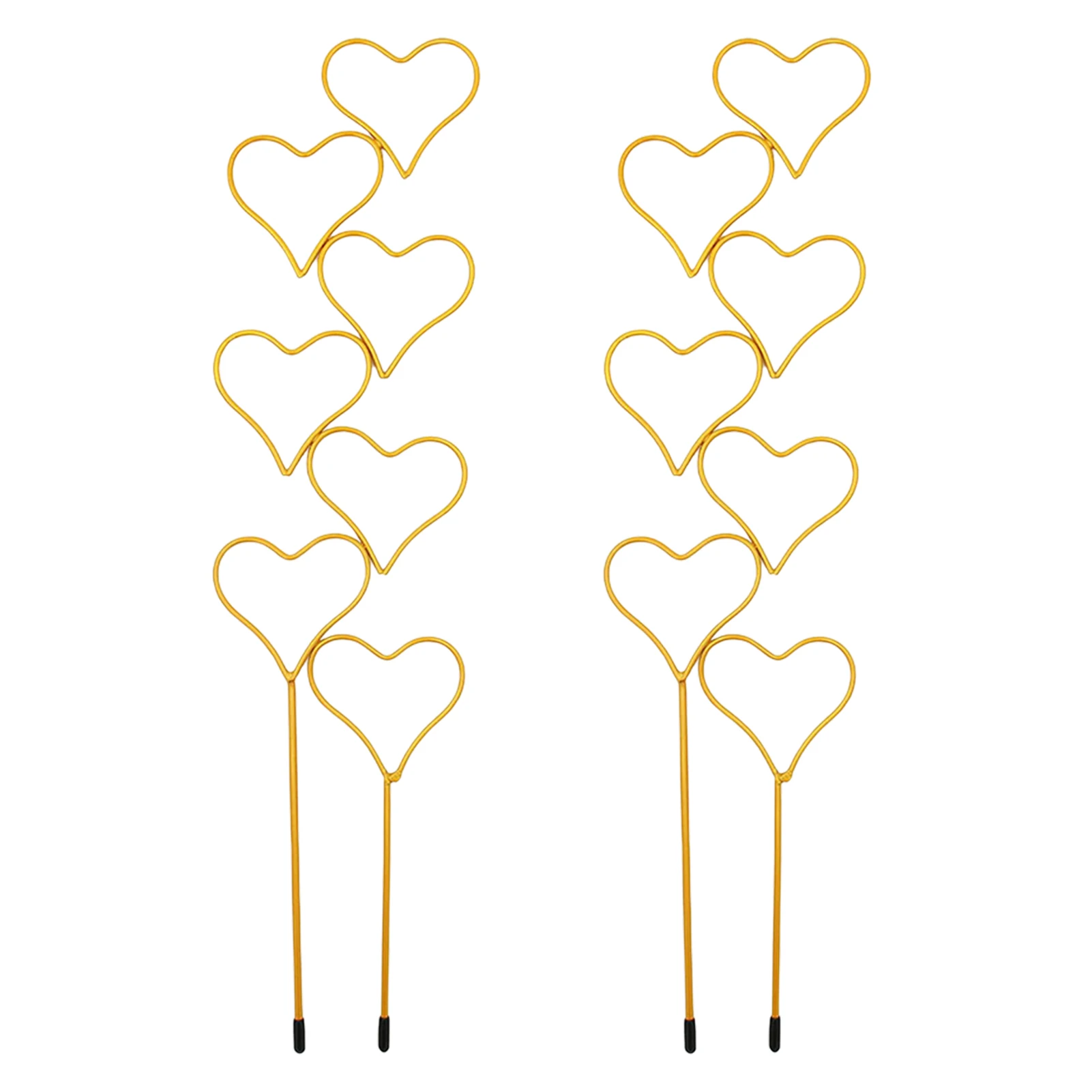 

2pcs Climbing Peony Lily Garden Trellis Plant Support Stakes Backyard Metal Philodendron Easy Install Tomatoes For Indoor Rose