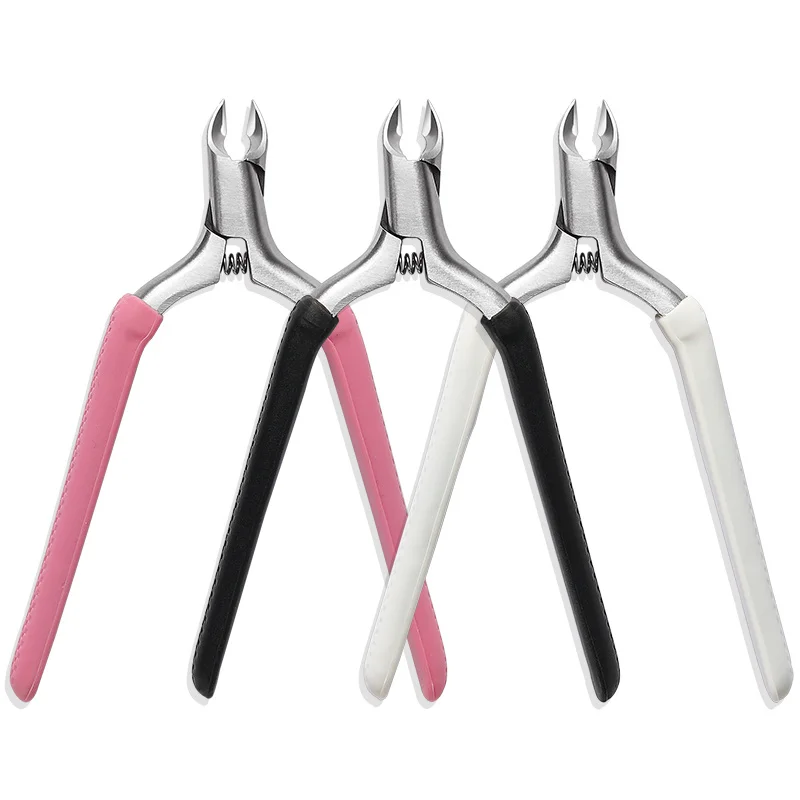 

Colorful olecranon nail clippers, dead skin removers, cutin clips, trimmers, manicure tools.