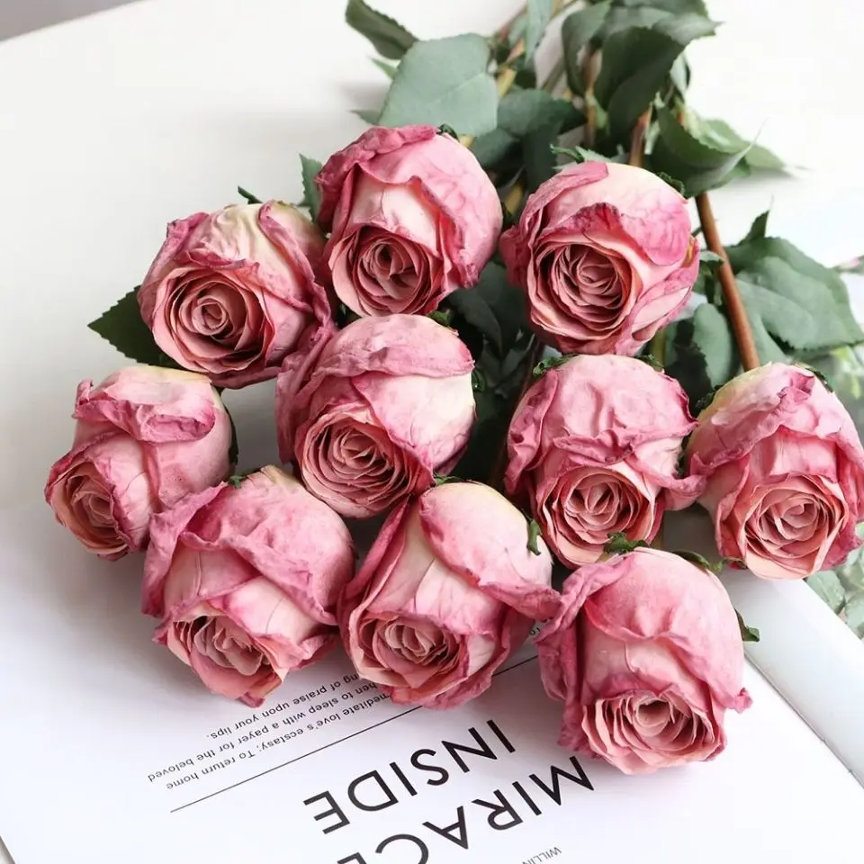 

1pc Rose Pink Silk Peony Artificial Flowers Bouquet 5 Big Head and 4 Bud Cheap Fake Flowers for Home Wedding Decoration indoor