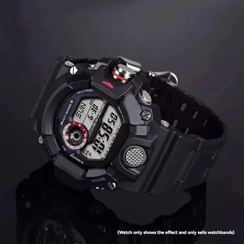 Фото GW9400 силиконовый резиновый ремешок для часов Casio 3410, мужской ремешок для часов G-SHOCK GW-9400 GW9300 серии G-9200, водонепроницаемый ремешок для часов №3
