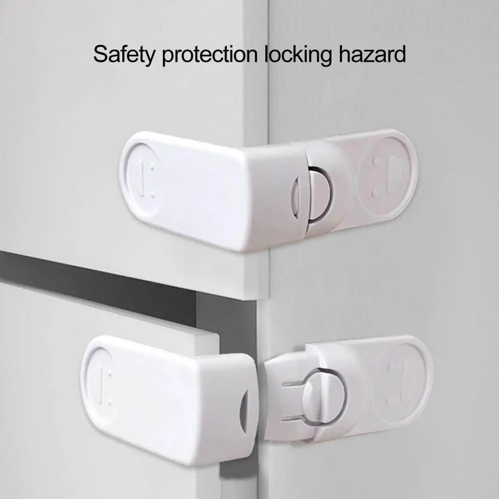 

4Pcs Child Locks Drawer Lock Baby Protection From Children Cabinet Door Cupboard Safety Locks Baby Safety Buckle Care Protector