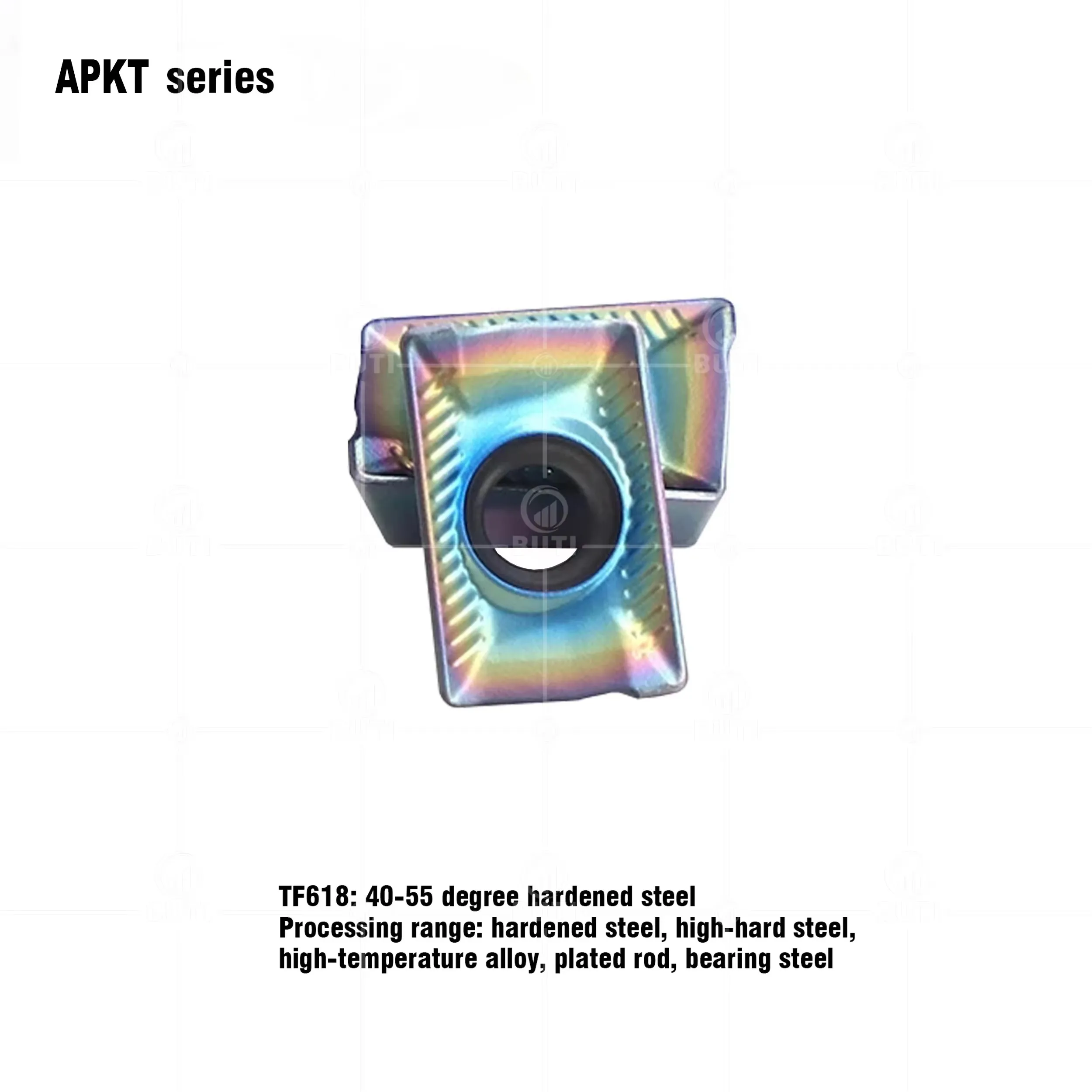 Фрезерные пластины APKT1003PDTR TF618 DESKAR, 100% оригинальный инструмент, цветные фрезерные лезвия APKT для обработки закаленной стали, токарные лезвия (art.: 3920da77136a7) - 3920da77136a7