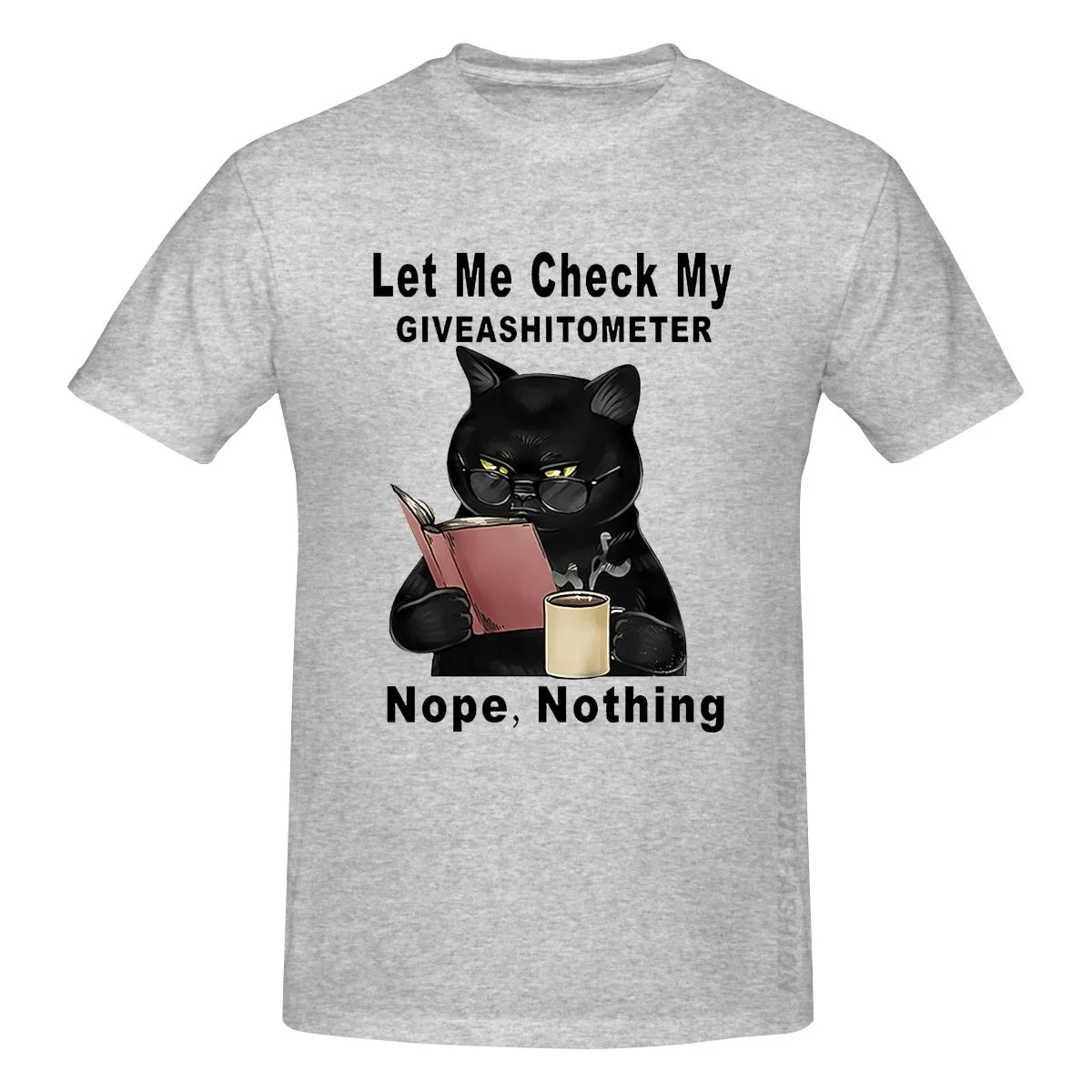 

Забавная черная футболка с надписью «Let Me Check My Giveashitometer Nope Nothing», одежда, свитшот с коротким рукавом, майка