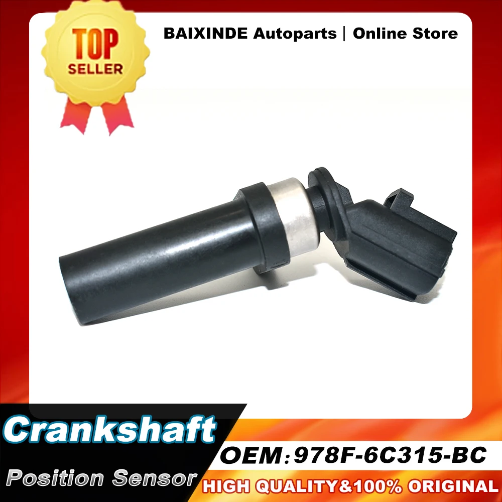 

1PCS OEM 978F-6C315-BC Crankshaft Position Sensor For Ford 978F6C315BC Auto Accessories