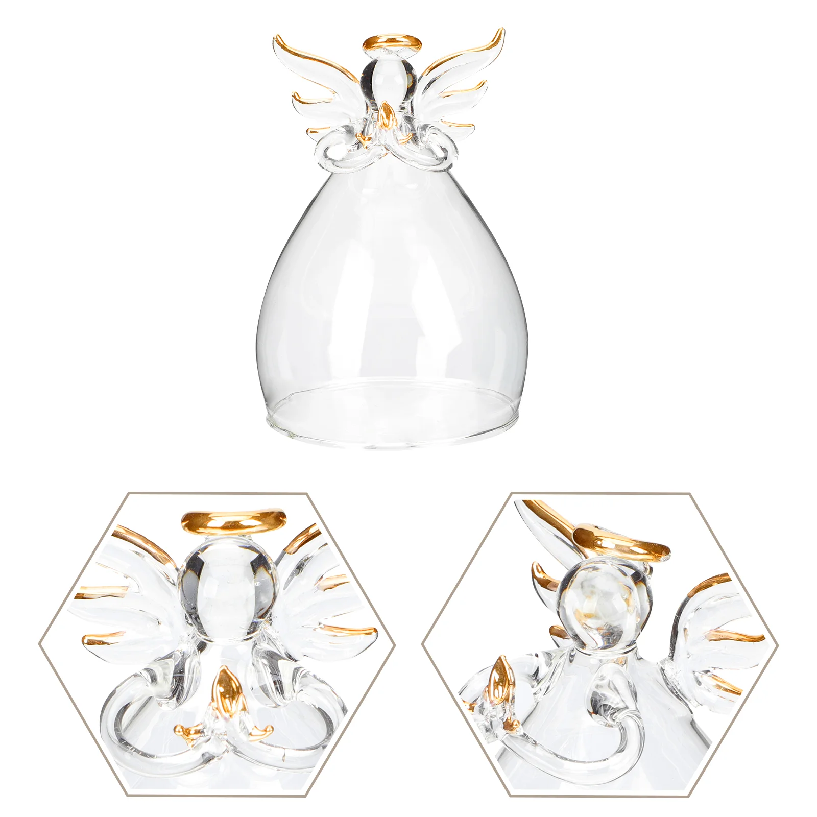 

Birthday Gifts for Decorative Preserved Flower Cover Clear Containers with Lid Glass Mother' Dome Adornment Holder Cake Stand