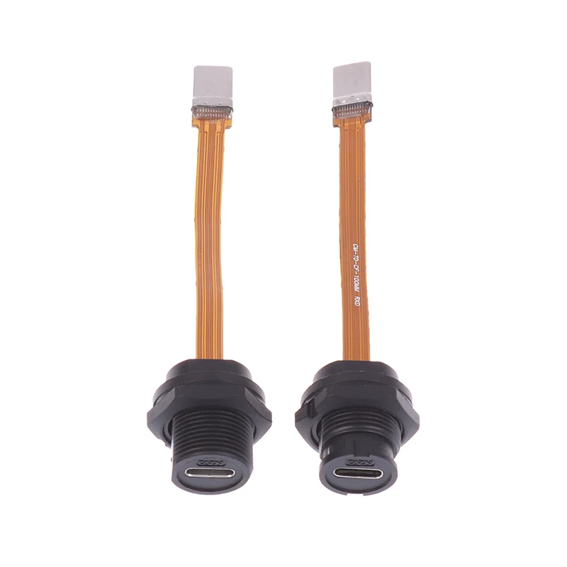 Водонепроницаемый разъем с резьбой типа C прямая вилка 1 м 2 метра 3 задняя розетка