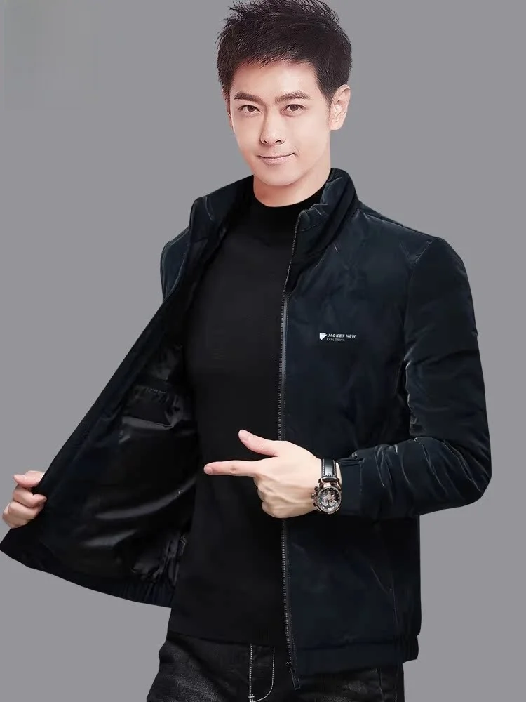 Легкий пуховик Romon мужская новая короткая модная брендовая морозостойкая теплая