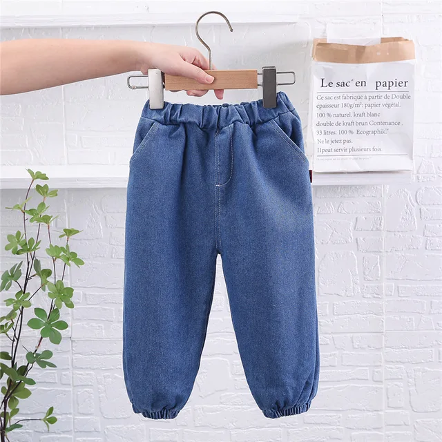 2023 Spring Autumn Children Clothes Boys Suit Denim Pullover Tops + Jeans Pants 2Pcs/Set Infant Casual Outfits Kids Sportswear 5