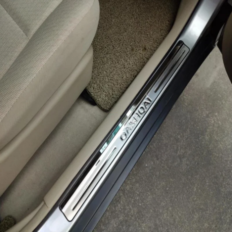 

Накладка на порог из нержавеющей стали для Nissan Qashqai J10 2007 2008 2009 2010- 2013