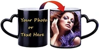 add your photo or text custom color changing coffee mug cup personalized diy print ceramic hot heat sensitive cup