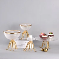 interior metal home decorative accessories glass room decorations pieces wholesale brass fruit bowls table home decor