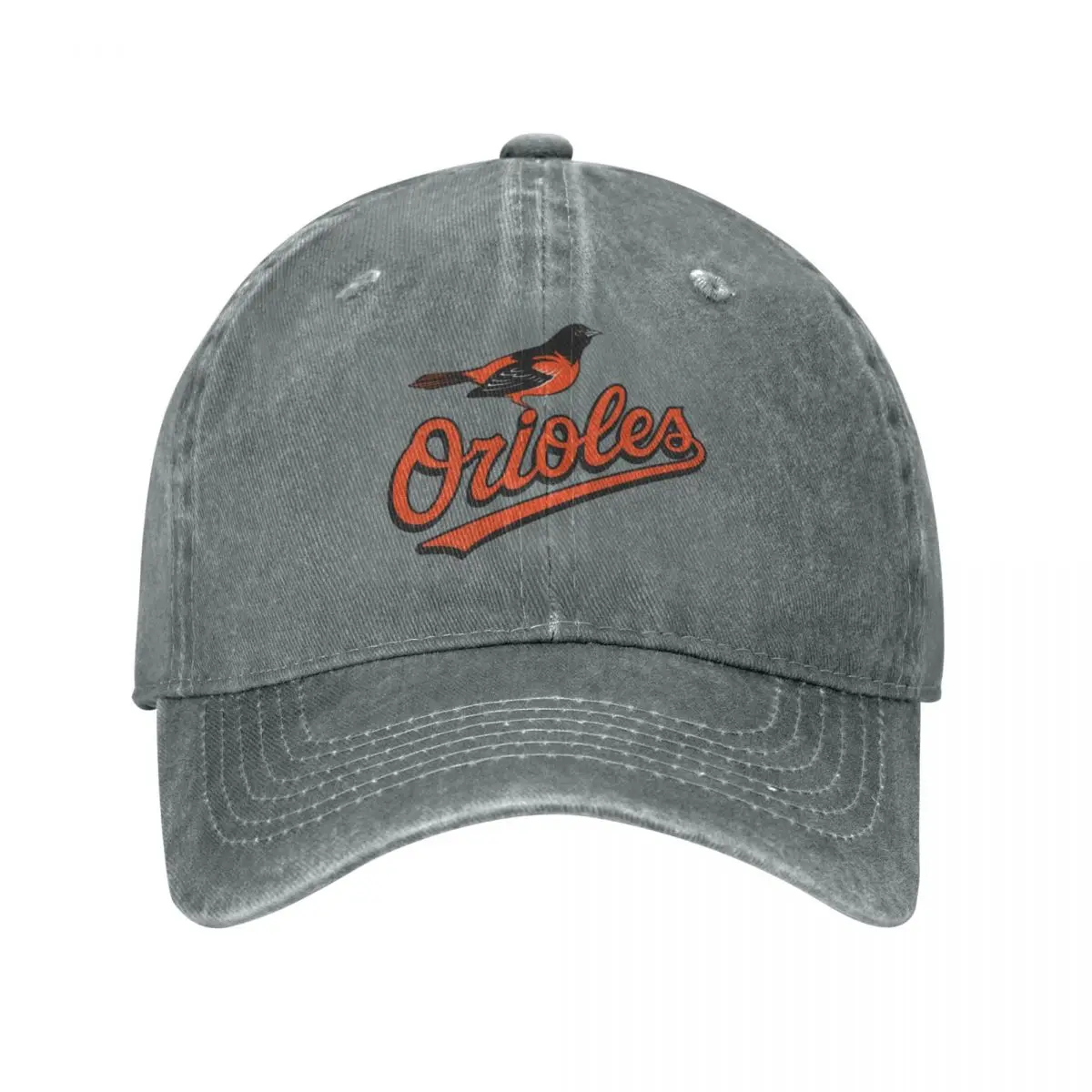 Baltinore Orioles Merch Бейсболки Модные потертые джинсовые шляпы Уличная Регулируемая