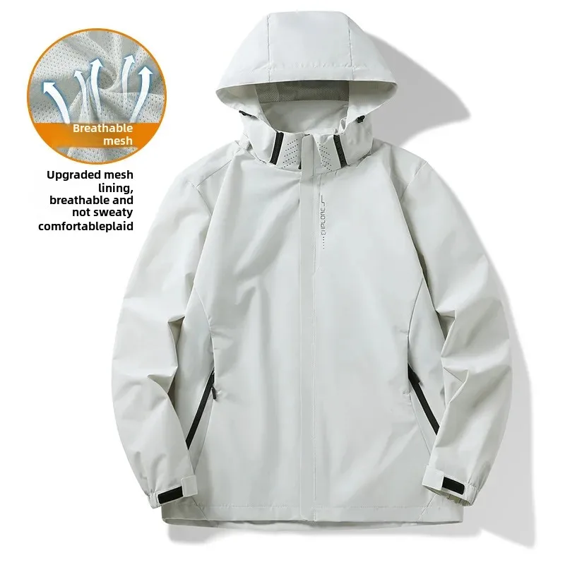 2024 весенне-осенняя новая мужская повседневная модная куртка свободного кроя в