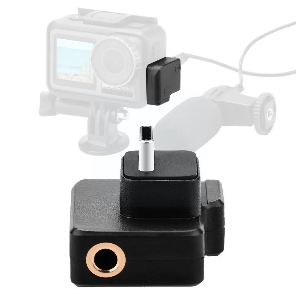 

Двойной адаптер для микрофона 3,5 мм для экшн-камер для Dji Osmo
