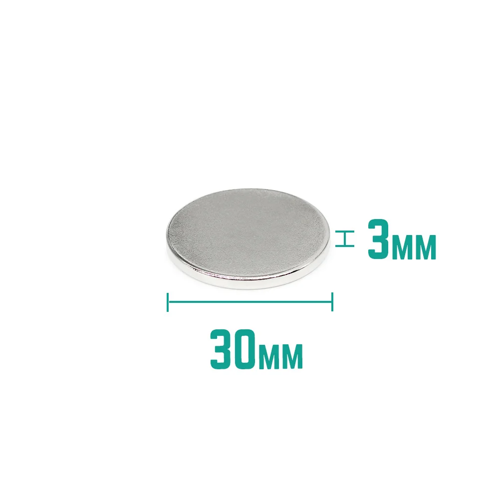 

2/5/10/15/20/30PCS 30x3 mm Disc Powerful Strong Magnetic Magnets N35 Round Neodymium Magnets 30x3mm Big Rare Earth Magnet 30*3