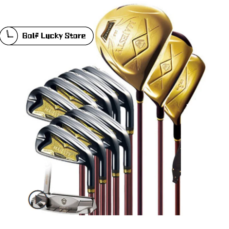 

2023 Mens Maruman Golf Club Majesty Prestigio X P10 Golf Complete Clubs Driver+Fairway Wood+Irons+Putter Graphite Shaft