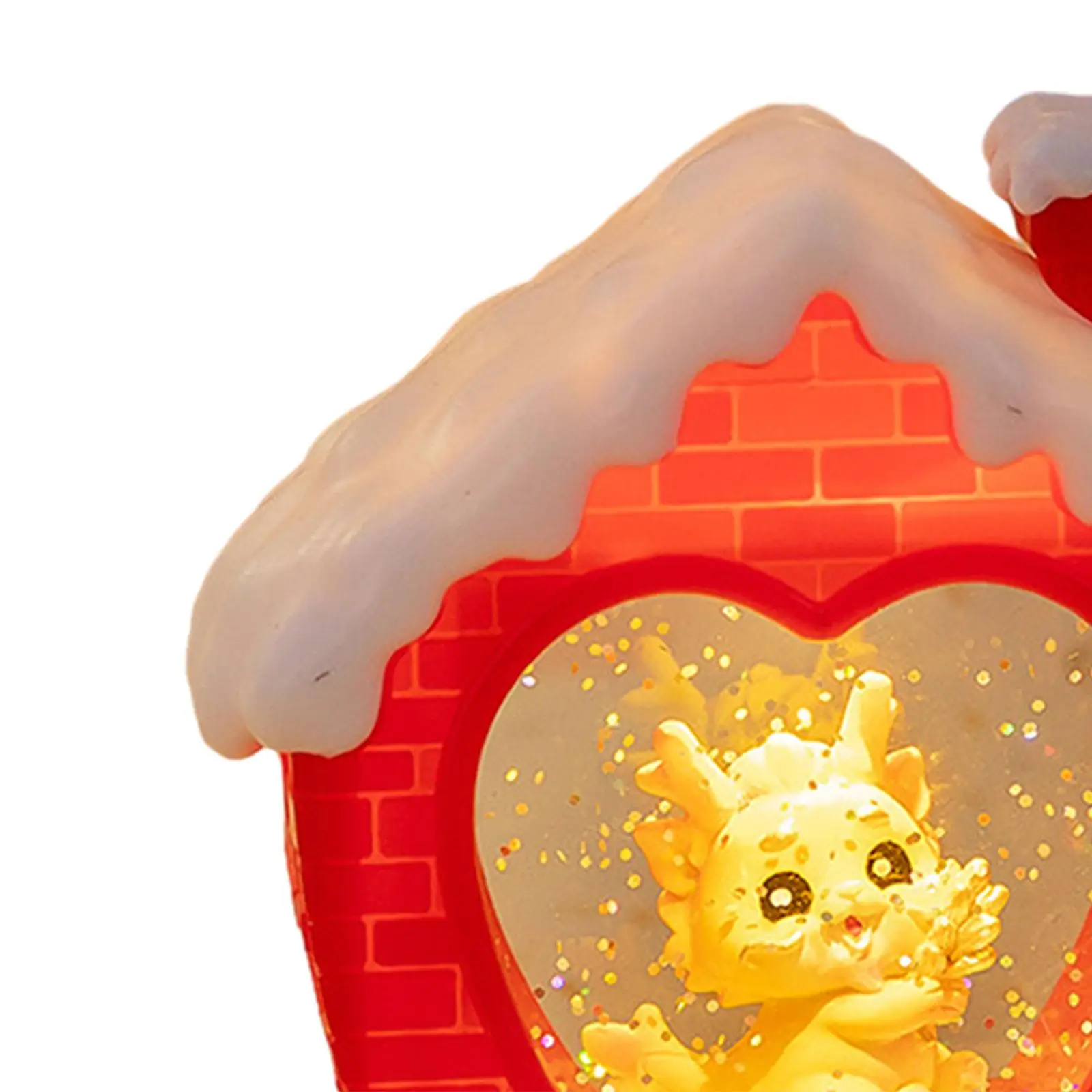 Портативный фонарь Dragon Year Snow Globe с музыкой для домашнего отдыха