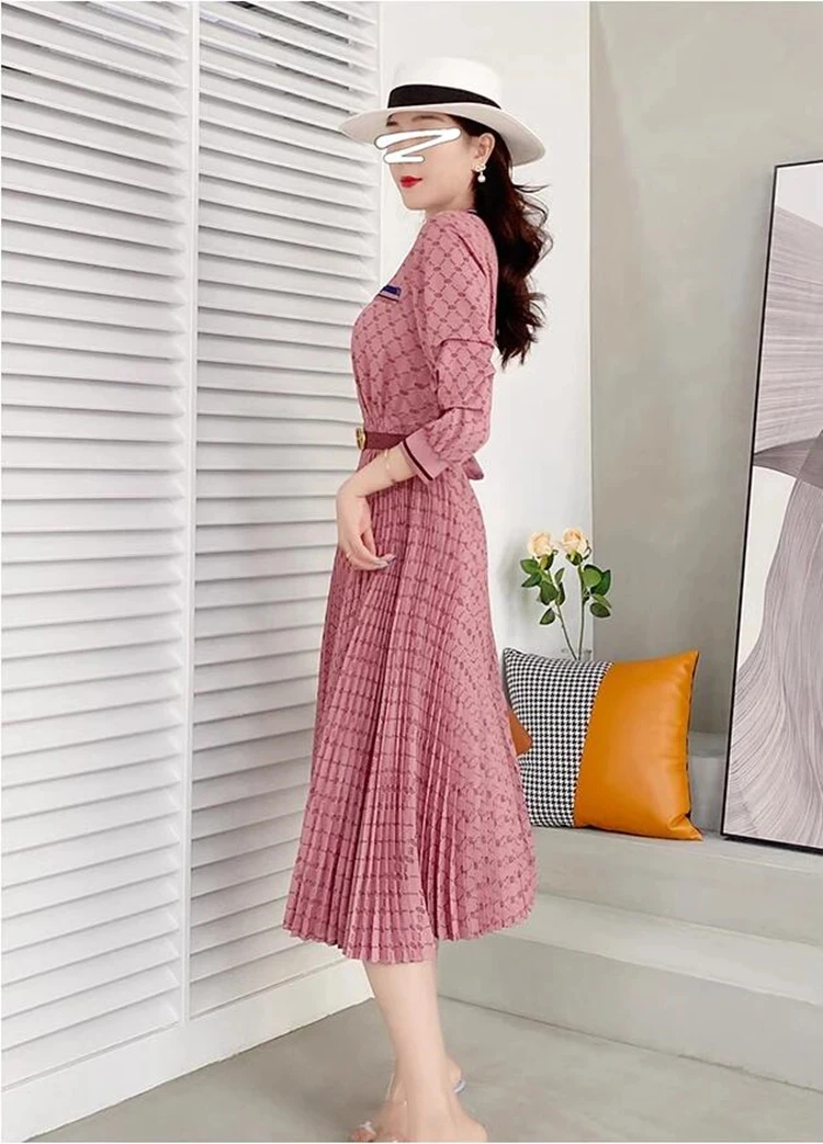 Новинка весенне-осеннее офисное женское модное повседневное платье