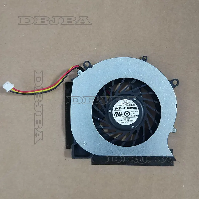 Вентилятор ЦП для HP Pavilion DV3 DV3Z CQ35 MCF-J16BM05 DC280006ET0 5V 0.3A