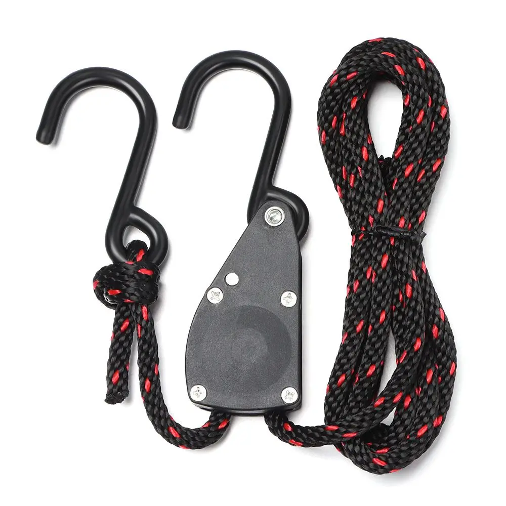 Canoe Boat Bow Stern Rope Lock Tie Down Strap Heavy Duty Rope Fixtures