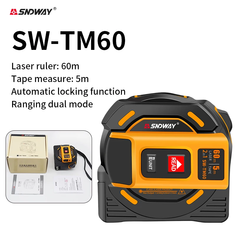 

Лазерный дальномер Cretrust 3 в 1