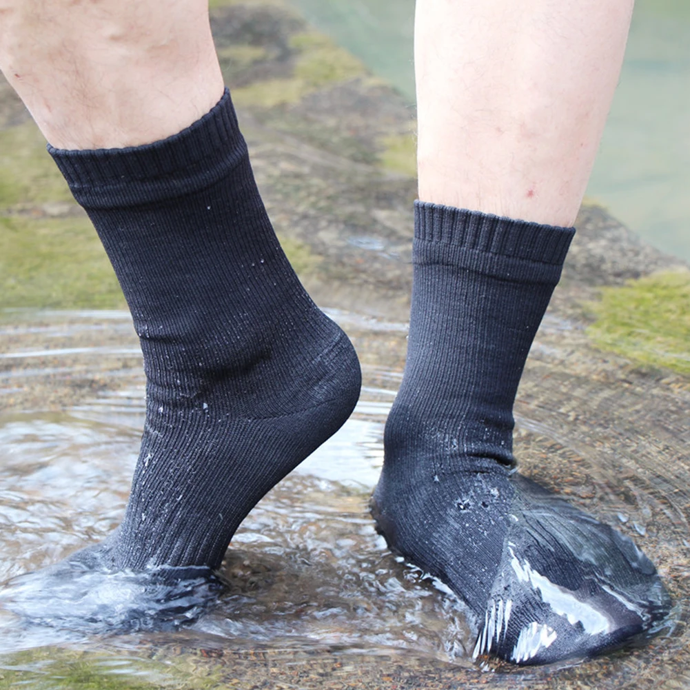 

Водонепроницаемые носки, теплые носки для активного отдыха, кемпинга, охоты, рыбалки, дышащие износостойкие мягкие мужские чулки, обувь