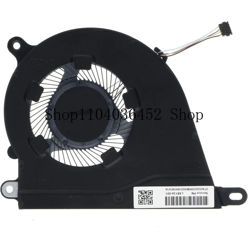 Новый вентилятор охлаждения процессора для HP 15-DY 15s-FQ 14-DQ 14S-DQ 15-EF L68134-001